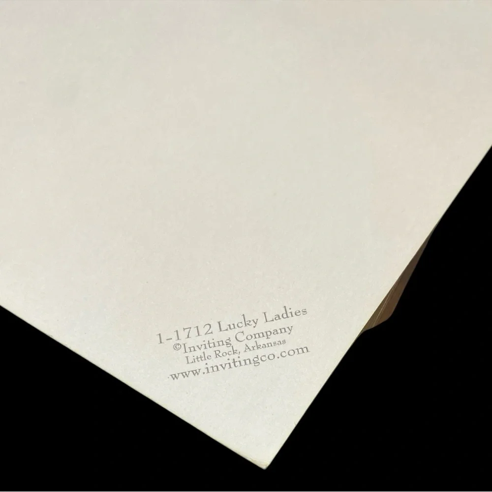 3/$18 Las Vegas Bachelorette Party Invitation - Lucky Ladies- 20/Box. New.